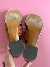 Load image into Gallery viewer, Pre-Loved Robert Clergerie Poma Mid Heel Ankle Strap
