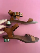 Load image into Gallery viewer, Pre-Loved Jo Mercer tan sandals
