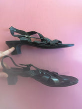 Load image into Gallery viewer, Pre-Loved Munro Black Sandal
