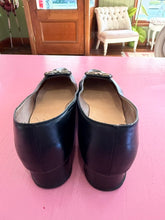 Load image into Gallery viewer, Pre-Loved Salvatore Ferragamo Low Heeled Black Courts
