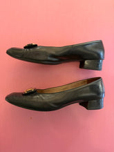 Load image into Gallery viewer, Pre-Loved Salvatore Ferragamo Low Heeled Black Courts
