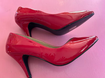 Pre-Loved Pleaser Dream 420 Red Patent