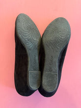 Load image into Gallery viewer, Pre-Loved Gabor Black Suede Wedges

