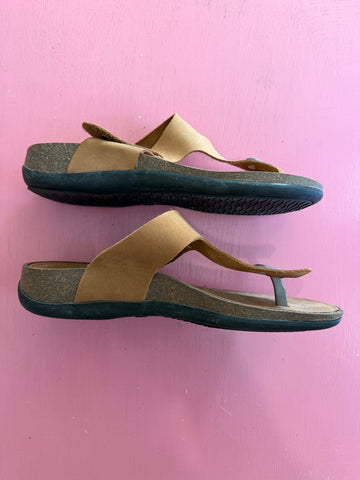 Pre-Loved Scholl Tan Slide