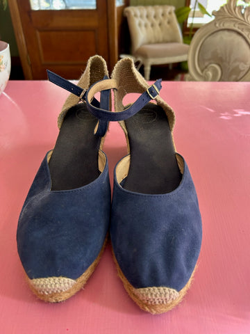 PL Toni Pons Navy Wedge