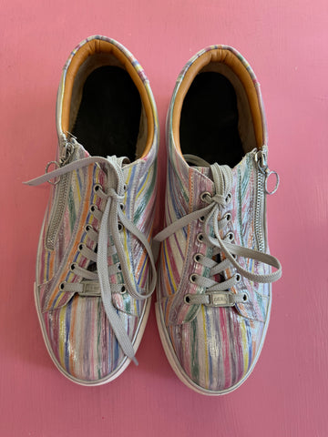 Pre-Loved Ziera Rainbow Metallic Sneakers