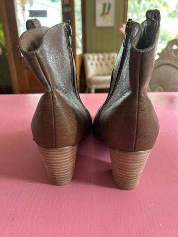 Pre-Loved Autograph Western Ankle Boot