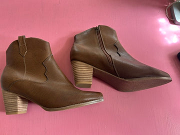 Pre-Loved Autograph Western Ankle Boot