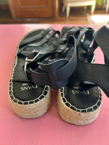 Pre-Loved City Chic Evans Platform Sandel