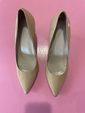 Pre-Loved Jo Mercer Nude Heel Size AU11