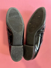 Load image into Gallery viewer, PL Ara Black Patent Moccasin Size 43
