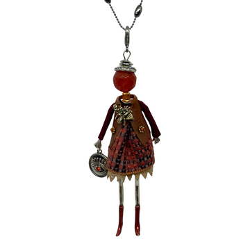 Jackie French Doll Necklace