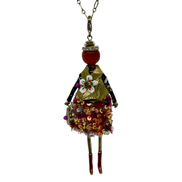 Molly French Doll Necklace