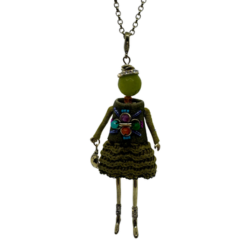 Olive French Doll Necklace